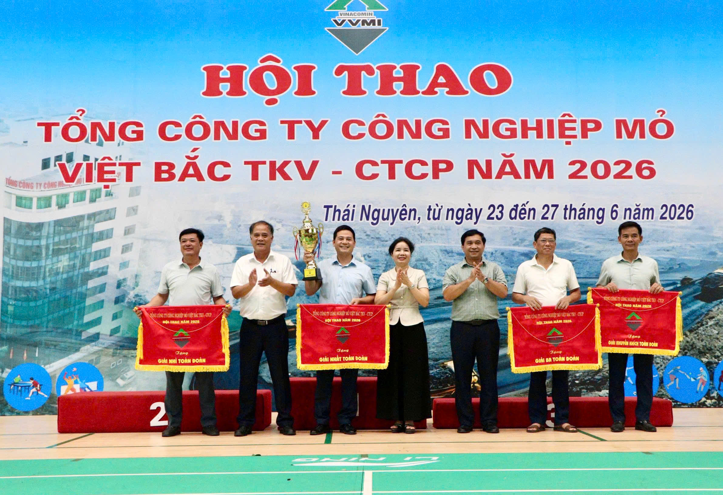 Tổng công ty Công nghiệp mỏ Việt Bắc TKV – CTCP tổ chức thành công Hội thao năm 2026